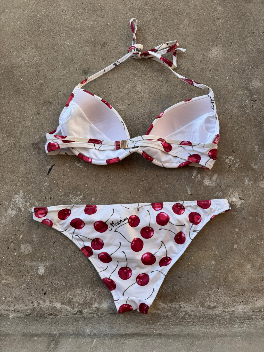 Moschino Bikini Set Cherry Pattern