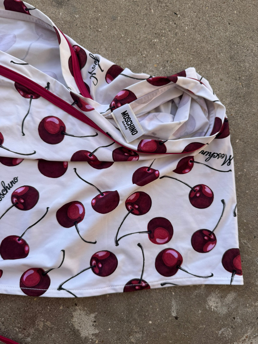 Moschino Bikini Set Cherry Pattern