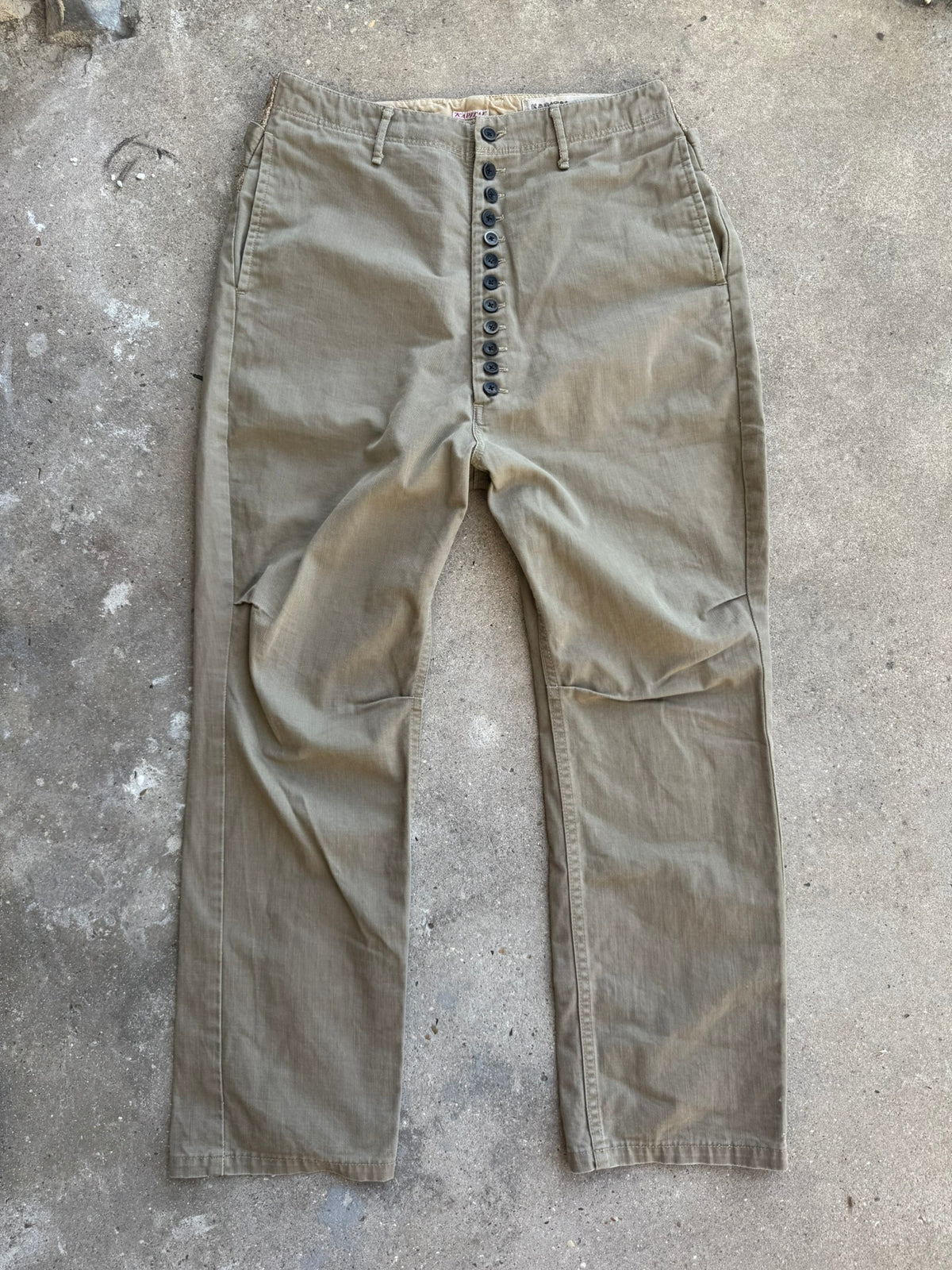 Kapital Baggy Cotton Military Pierrot Pants