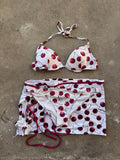 Moschino Bikini Set Cherry Pattern