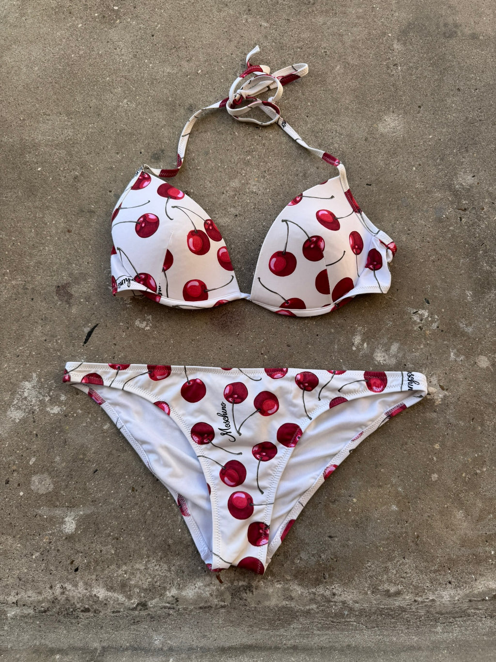 Moschino Bikini Set Cherry Pattern