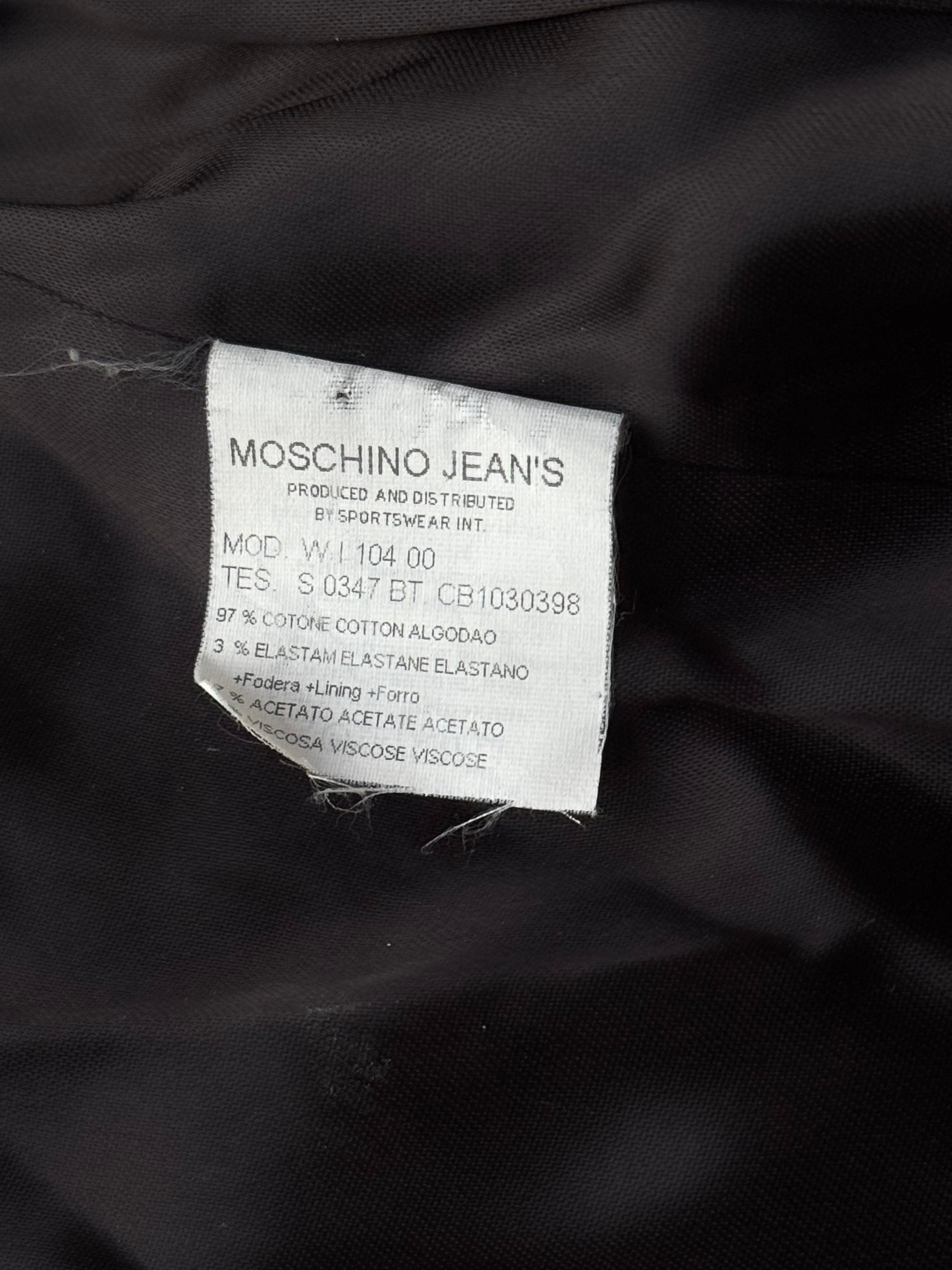 Moschino Blazer with Corset Lacing Drawstring