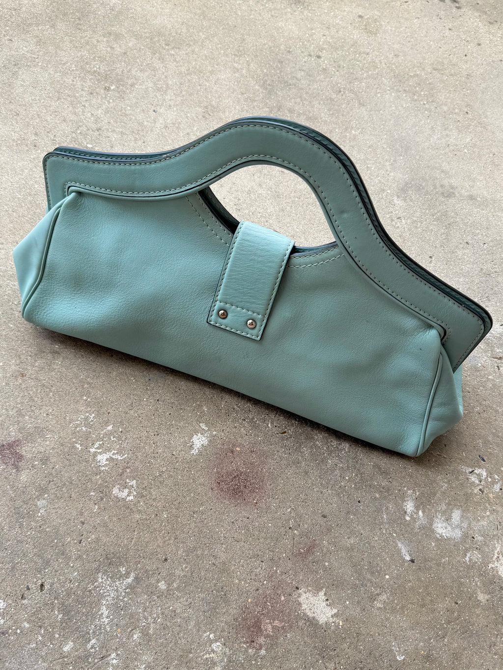 Marc Jacobs Leather Doctor Bag Tiffany Blue