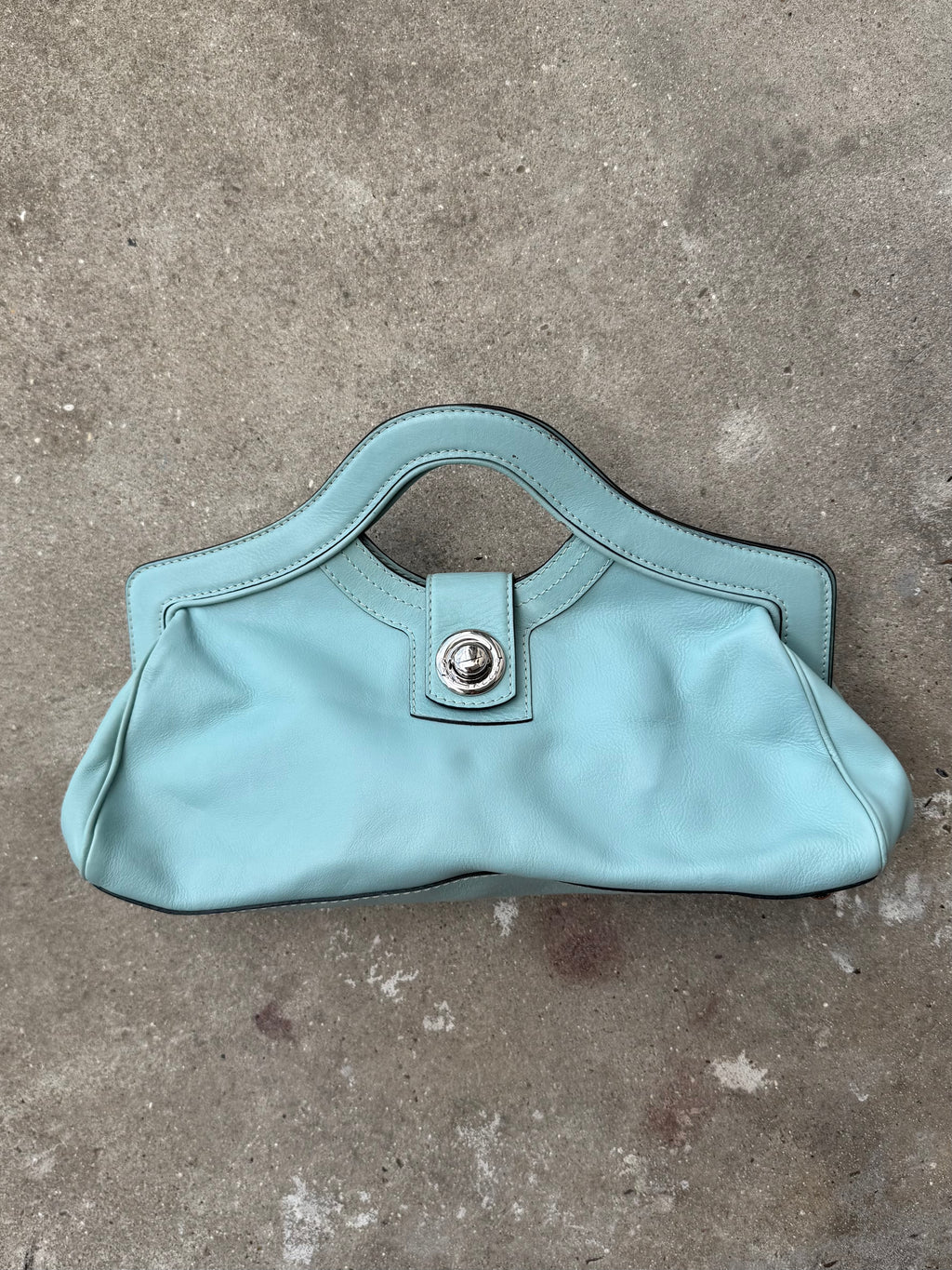 Marc Jacobs Leather Doctor Bag Tiffany Blue