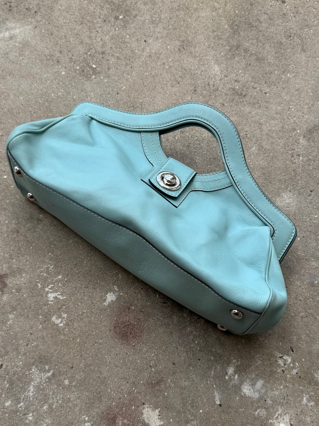 Marc Jacobs Leather Doctor Bag Tiffany Blue