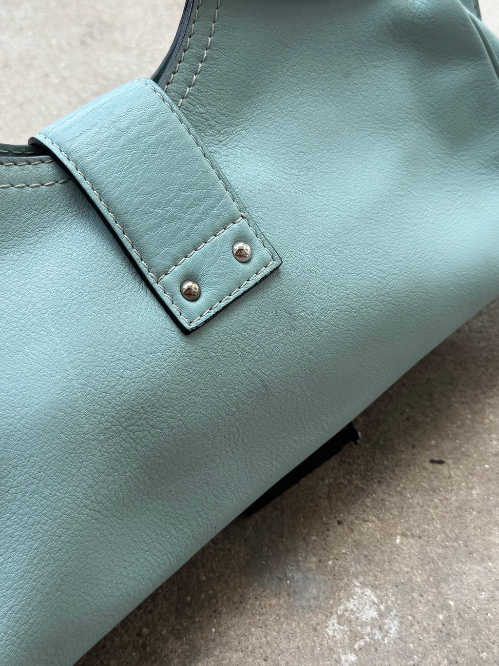 Marc Jacobs Leather Doctor Bag Tiffany Blue