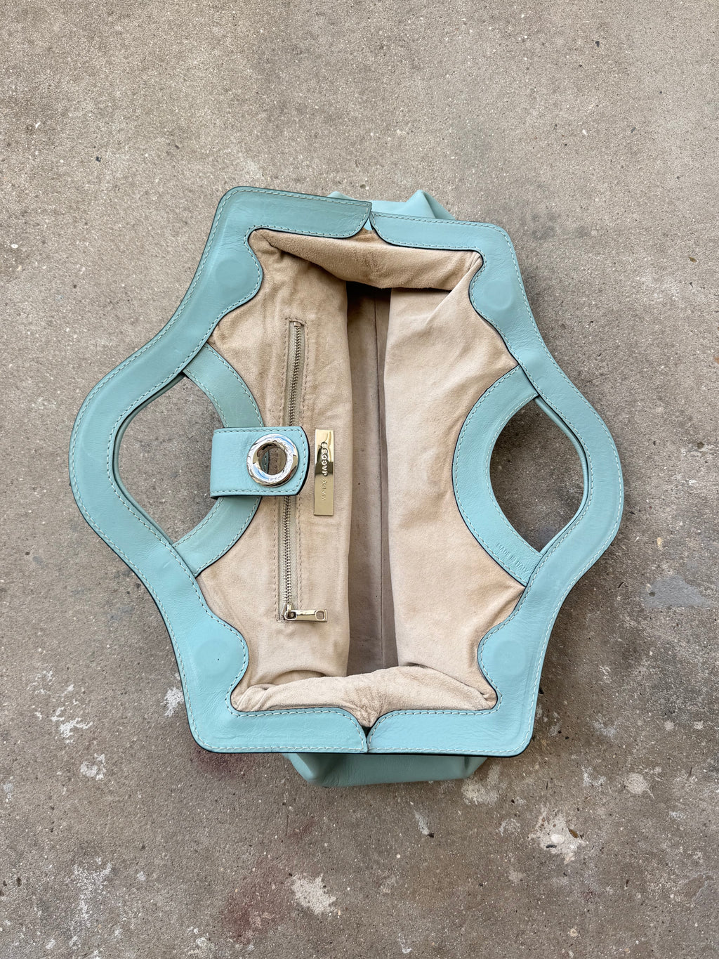 Marc Jacobs Leather Doctor Bag Tiffany Blue
