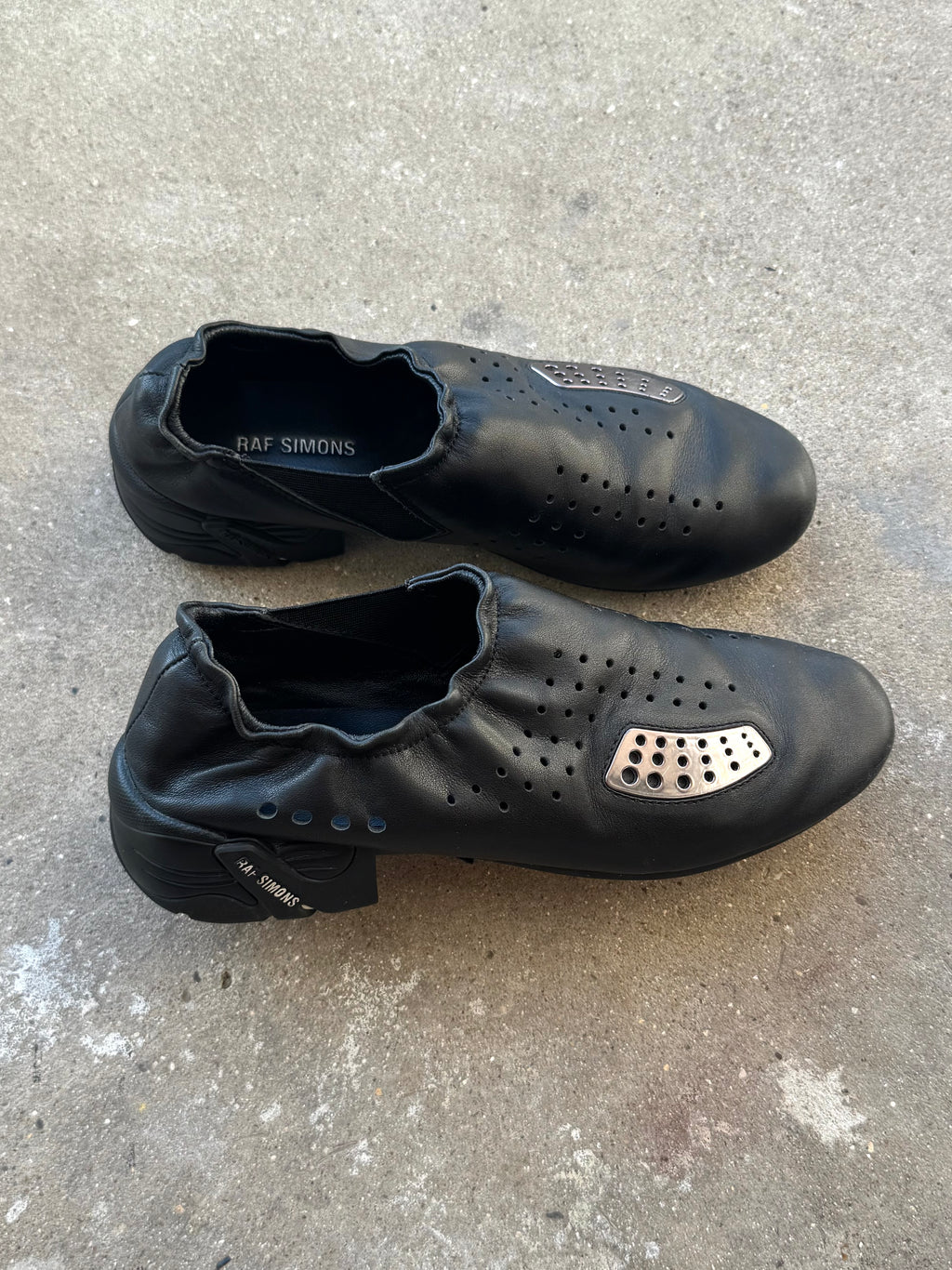 SS2021 Raf Simons Solaris-2 Low Black Ankle Runner