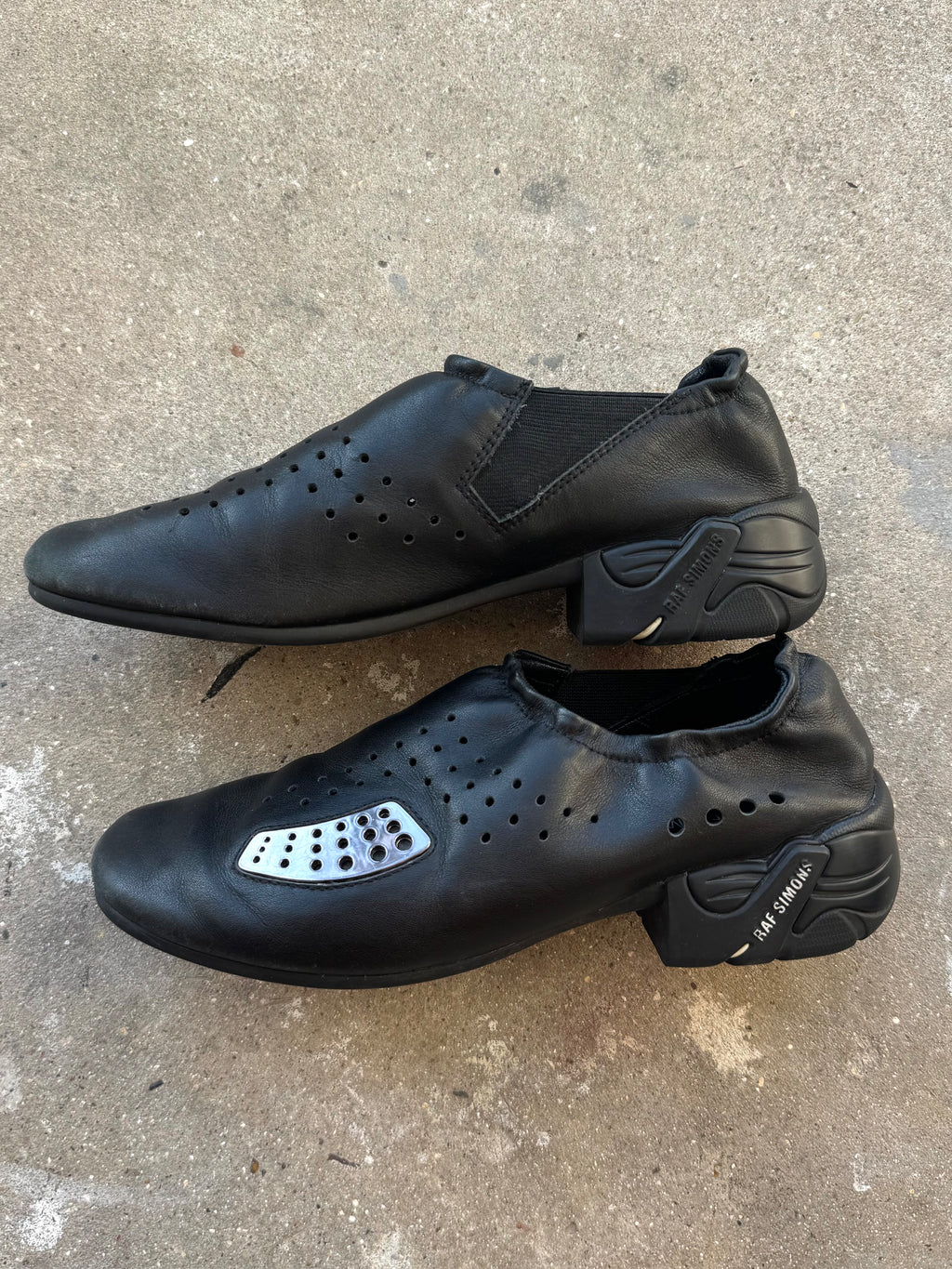SS2021 Raf Simons Solaris-2 Low Black Ankle Runner