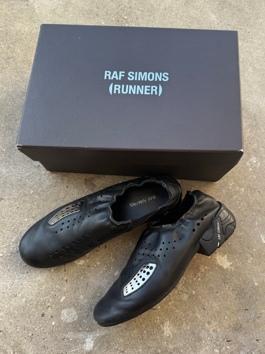 SS2021 Raf Simons Solaris-2 Low Black Ankle Runner