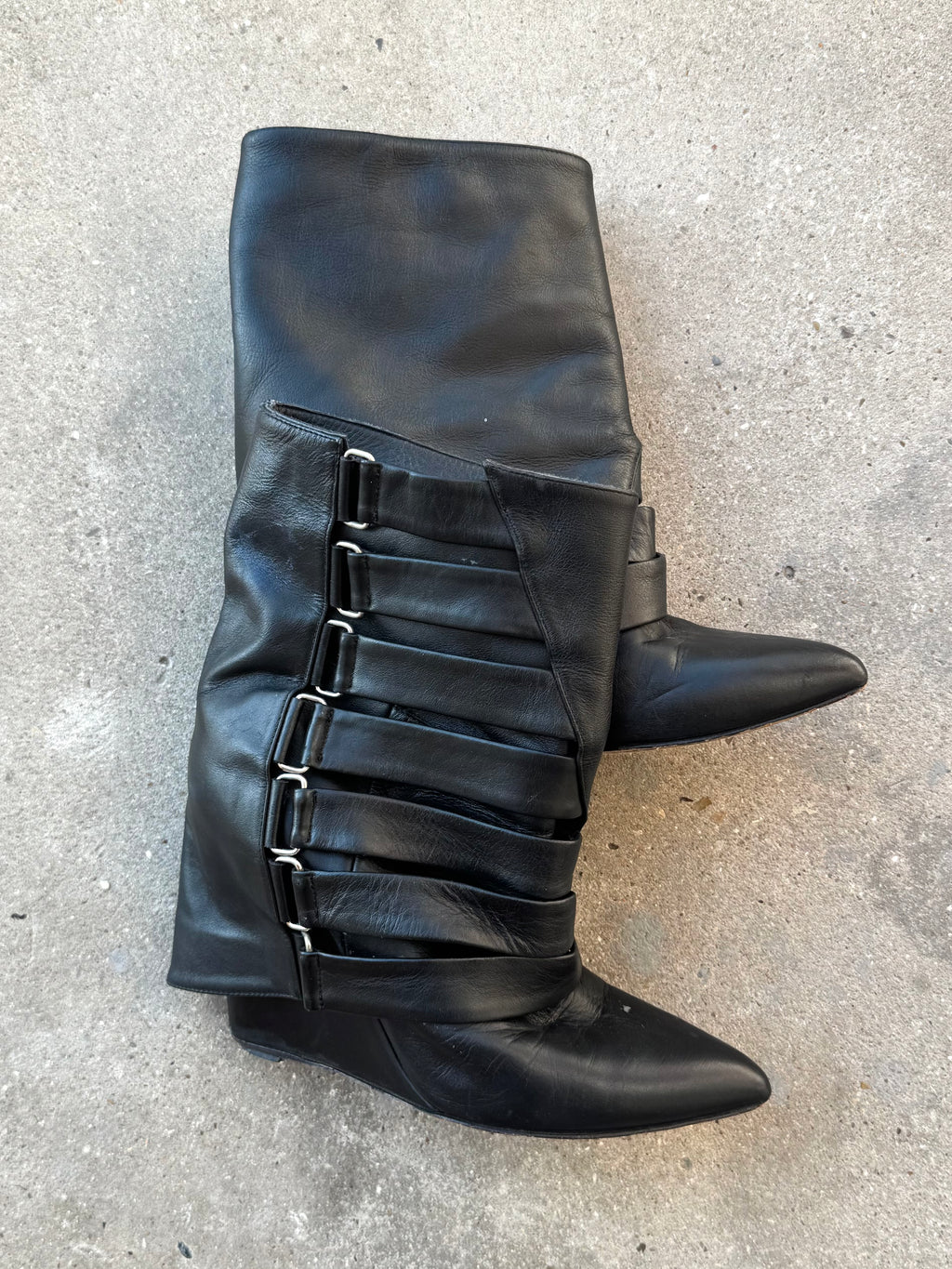 Hôtel Particulier Leather Heeled Ankles Boots
