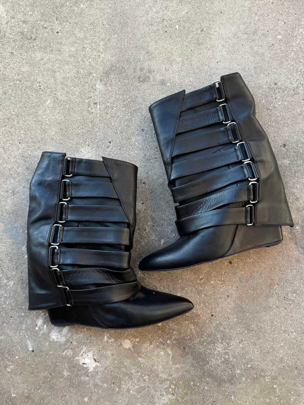 Hôtel Particulier Leather Heeled Ankles Boots
