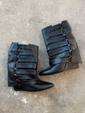 Hôtel Particulier Leather Heeled Ankles Boots