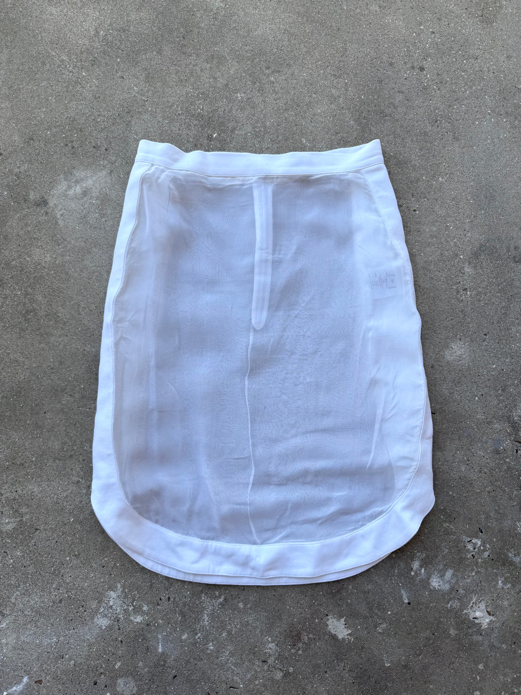 Givenchy Sheer Silk Pencil Skirt