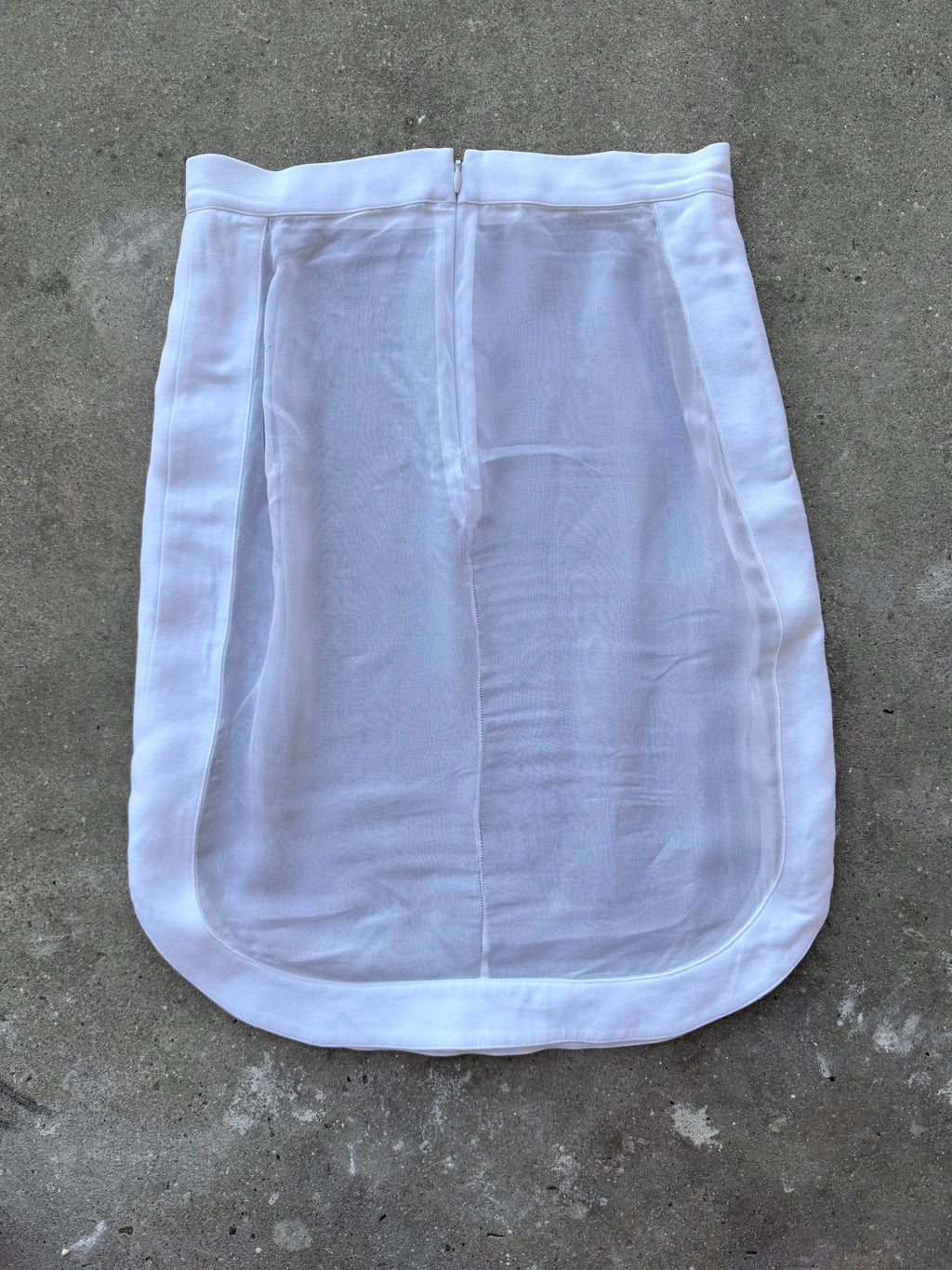 Givenchy Sheer Silk Pencil Skirt