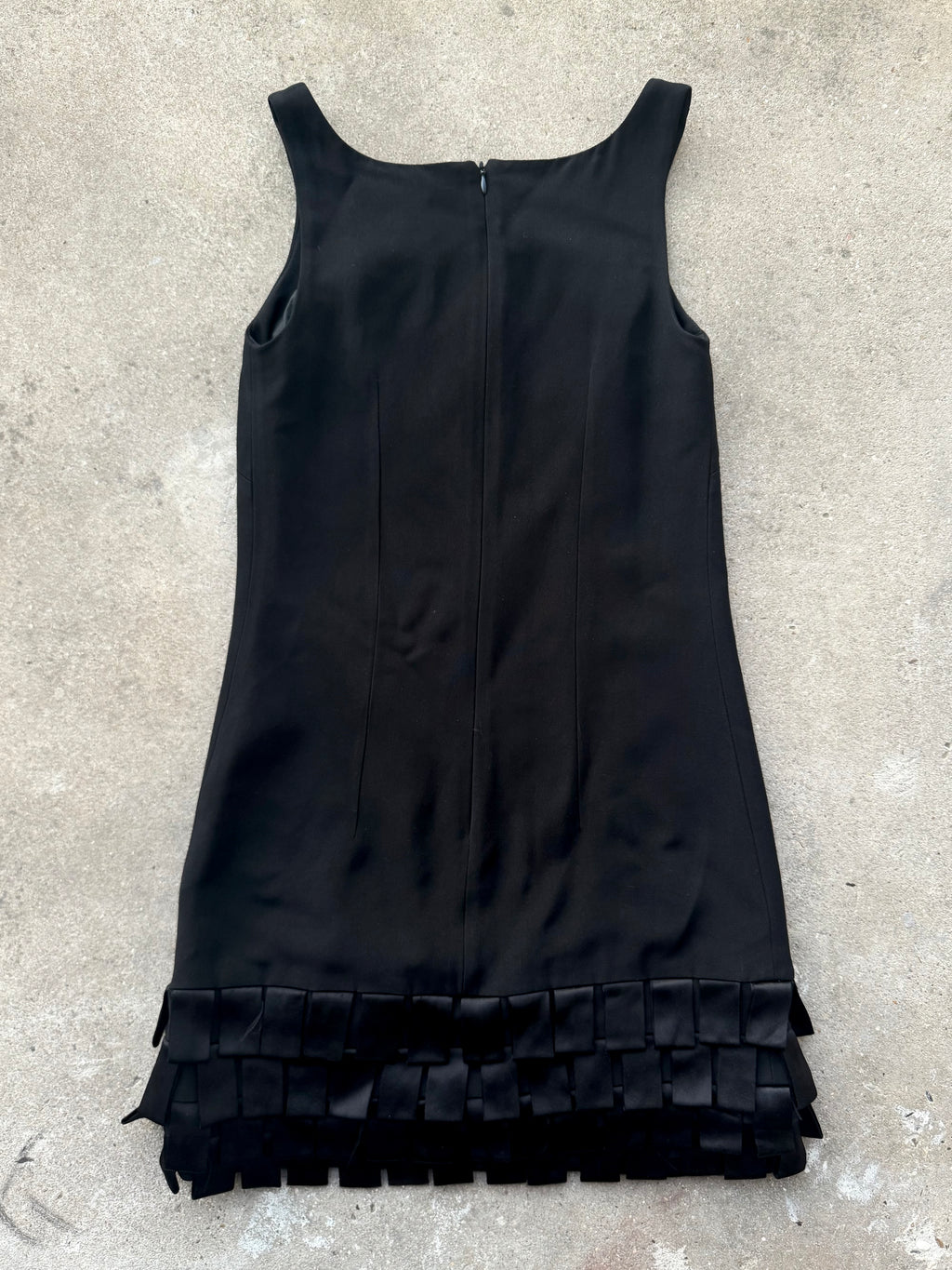 Plein Sud Textured Black Mini Dress