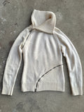 AW2003 Dolce & Gabbana Tornado Zip Turtleneck Beige