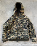 Vintage Reversible Military Wool Hoodie
