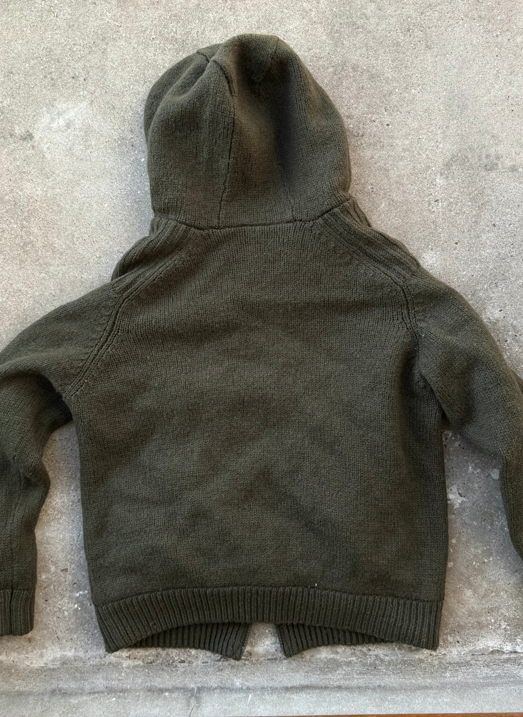 Vintage Reversible Military Wool Hoodie